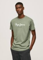 fundición playera con logo estampado Pepe Jeans 06X4920 hombres - Imagen 3