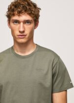 fundición playera con logo estampado Pepe Jeans 06X4949 hombres - Imagen 3