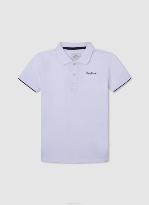 fundición polo de piqué con logo bordado Pepe Jeans 06X41663 chico - Imagen 4