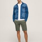 fundición shorts chinos charly de corte slim Pepe Jeans 06X41130 hombres