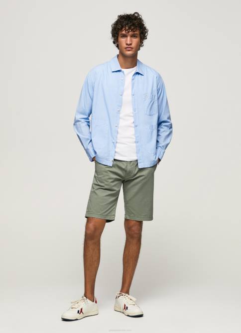 fundicion_shorts_chinos_de_algodon_pepe_jeans_06x41135_hombres.jpg fundición shorts chinos de algodón Pepe Jeans 06X41135 hombres - Imagen 1