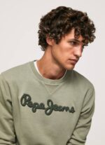 fundición suéter con logo bordado Pepe Jeans 06X4874 hombres - Imagen 3