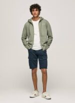 fundición suéter con logo y cremallera Pepe Jeans 06X4912 hombres - Imagen 2