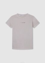 gris marga camiseta básica con logo Pepe Jeans 06X41629 chico - Imagen 5