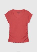 gris marga camiseta con estampado de amor Pepe Jeans 06X41445 chica - Imagen 5
