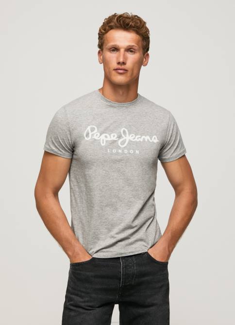 gris_marga_camiseta_de_manga_corta_de_algodon_pepe_jeans_06x41004_hombres.jpg gris marga camiseta de manga corta de algodón Pepe Jeans 06X41004 hombres - Imagen 1