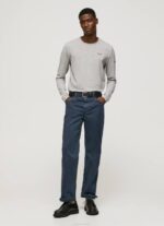 gris marga camiseta de manga larga de algodón Pepe Jeans 06X41006 hombres - Imagen 2