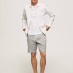 gris marga pantalones cortos deportivos edward Pepe Jeans 06X41140 hombres