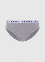 gris marga panty clásico con logo estampado Pepe Jeans 06X4552 mujer
