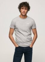 gris marga playera con logo estampado Pepe Jeans 06X41013 hombres