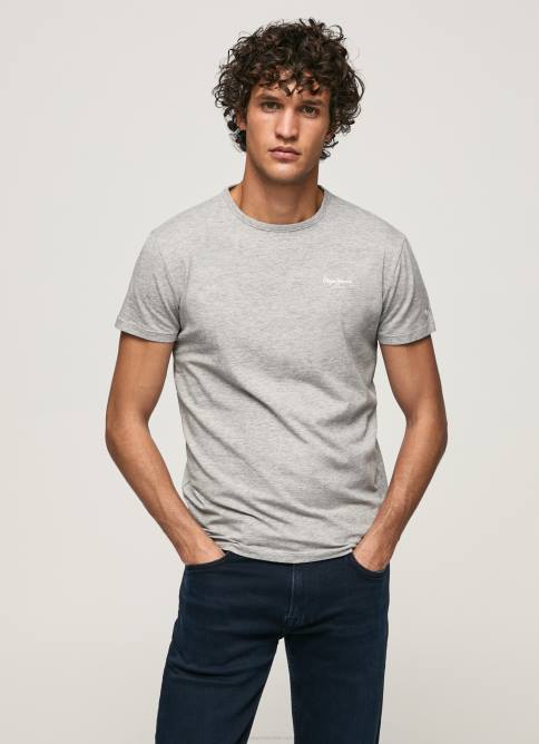 gris_marga_playera_con_logo_estampado_pepe_jeans_06x41013_hombres.jpg gris marga playera con logo estampado Pepe Jeans 06X41013 hombres - Imagen 1