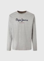 gris marga playera con logo estampado Pepe Jeans 06X41017 hombres - Imagen 4