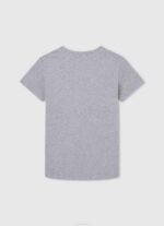 gris marga playera con logo vertical Pepe Jeans 06X41650 chico - Imagen 2