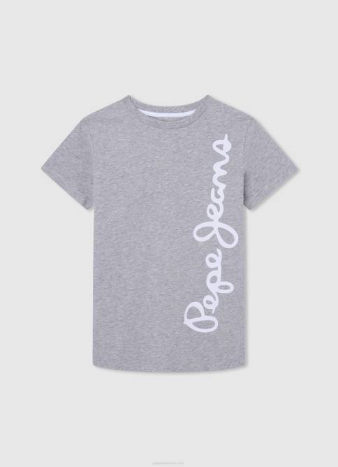 gris_marga_playera_con_logo_vertical_pepe_jeans_06x41650_chico.jpg gris marga playera con logo vertical Pepe Jeans 06X41650 chico - Imagen 1