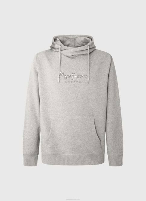 gris marga suéter con logo de alta densidad Pepe Jeans 06X4904 hombres - Imagen 5
