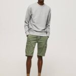 gris marga suéter con logo estampado Pepe Jeans 06X4895 hombres