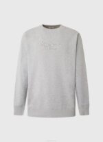 gris marga suéter con logo estampado Pepe Jeans 06X4895 hombres - Imagen 5