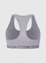 gris marga sujetador deportivo de algodón Pepe Jeans 06X4544 mujer - Imagen 2