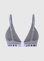 gris marga sujetador triangular de algodón Pepe Jeans 06X4566 mujer - Imagen 2
