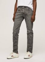 gris moderno vaqueros rectos tapered Pepe Jeans 06X41118 hombres - Imagen 2