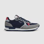 gris zapatillas retro brit man studio Pepe Jeans 06X41181 hombres