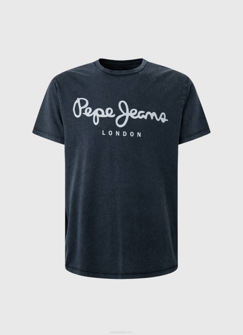 índigo camiseta essentialenim n con logo estampado Pepe Jeans 06X41015 hombres - Imagen 5