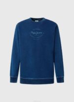 índigo jersey de algodón con cuello redondo Pepe Jeans 06X4868 hombres - Imagen 5