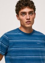 índigo playera con estampado de rayas Pepe Jeans 06X4966 hombres