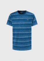 índigo playera con estampado de rayas Pepe Jeans 06X4966 hombres - Imagen 5