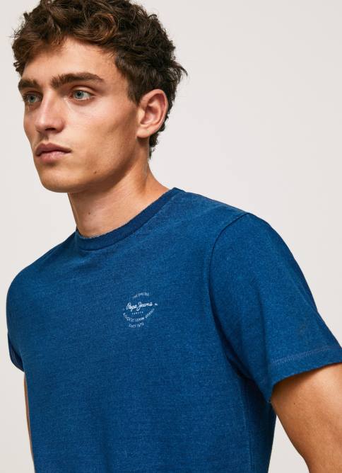 indigo_playera_con_logo_estampado_pepe_jeans_06x4968_hombres.jpg índigo playera con logo estampado Pepe Jeans 06X4968 hombres - Imagen 1