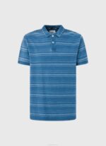 índigo polo de algodón estampado a rayas Pepe Jeans 06X41083 hombres - Imagen 5