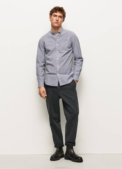 jarman camisa de popelín a cuadros lamar Pepe Jeans 06X41046 hombres - Imagen 2