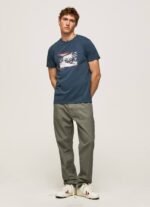 jarman camiseta con estampado de foto Pepe Jeans 06X4954 hombres - Imagen 2