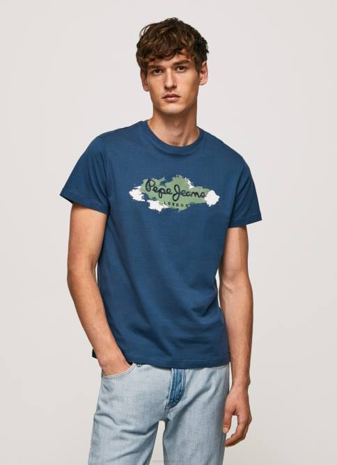 jarman_camiseta_de_algodon_con_logo_de_pinceles_pepe_jeans_06x4983_hombres.jpg jarman camiseta de algodón con logo de pinceles Pepe Jeans 06X4983 hombres - Imagen 1
