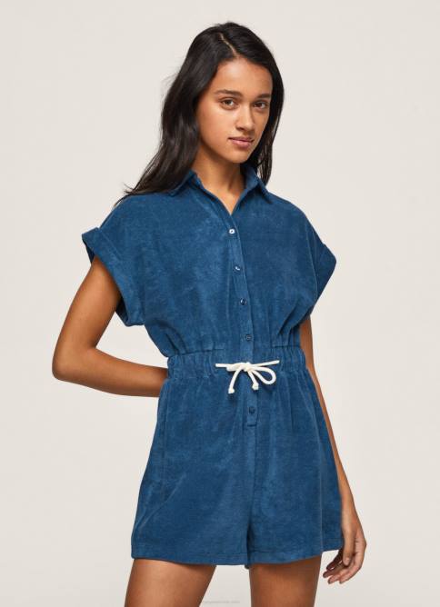 jarman_mono_corto_de_terciopelo_pepe_jeans_06x4209_mujer.jpg jarman mono corto de terciopelo Pepe Jeans 06X4209 mujer - Imagen 1