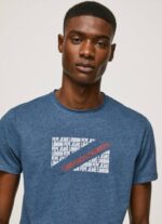 jarman playera con estampado jaspeado del logo Pepe Jeans 06X4986 hombres - Imagen 3