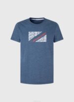 jarman playera con estampado jaspeado del logo Pepe Jeans 06X4986 hombres - Imagen 5