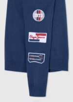 jarman punto de algodón con detalles parcheados Pepe Jeans 06X41597 chico - Imagen 3