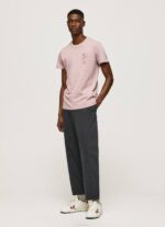 lejía rosa camiseta de algodón lavado y teñido Pepe Jeans 06X4928 hombres - Imagen 2