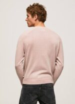 lejía rosa jersey de algodón con cuello redondo Pepe Jeans 06X4863 hombres - Imagen 4