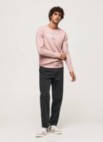 lejía rosa playera con logo estampado Pepe Jeans 06X4915 hombres - Imagen 2