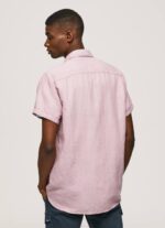lejía rosa playera de manga corta parker Pepe Jeans 06X41058 hombres - Imagen 4