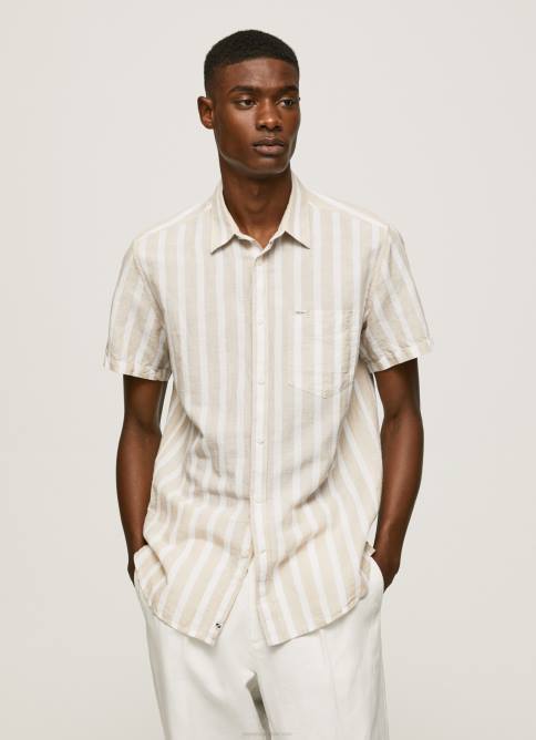 malta camisa de manga corta latimer Pepe Jeans 06X41061 hombres - Imagen 3