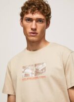 malta camiseta con estampado de foto Pepe Jeans 06X4989 hombres - Imagen 3