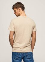 malta camiseta de algodón liso Pepe Jeans 06X4996 hombres - Imagen 4