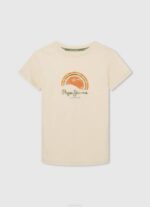 malta playera con logo estampado Pepe Jeans 06X41616 chico - Imagen 3
