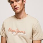 malta playera con logo estampado Pepe Jeans 06X4993 hombres