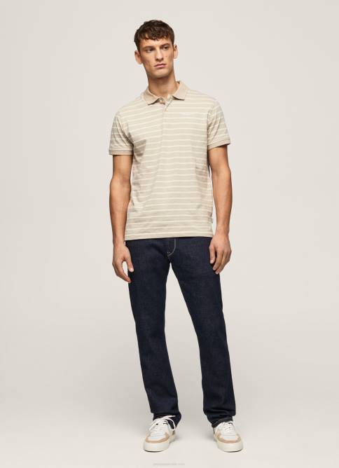 malta playera tipo polo con estampado de rayas Pepe Jeans 06X41093 hombres - Imagen 2