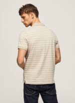 malta playera tipo polo con estampado de rayas Pepe Jeans 06X41093 hombres - Imagen 4
