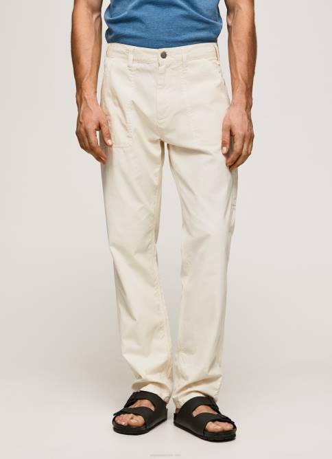Marfil pantalones cargo de trabajador de newton Pepe Jeans 06X41123 hombres - Imagen 2